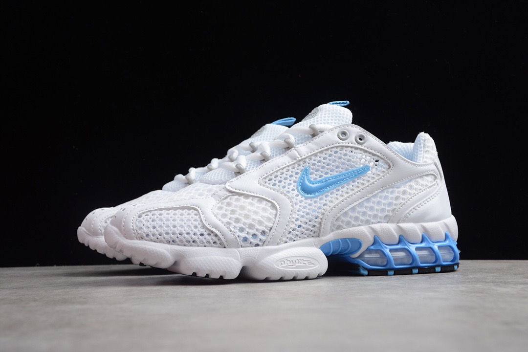 2020 Nike Air Zoom Spiridon Caged 2 White Blue Shoes